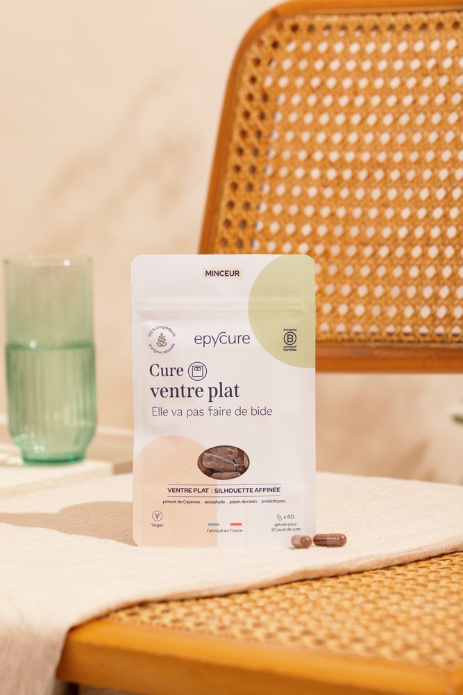 EPYCURE Flat Tummy Cure Maisto papildas žarnyno veiklai