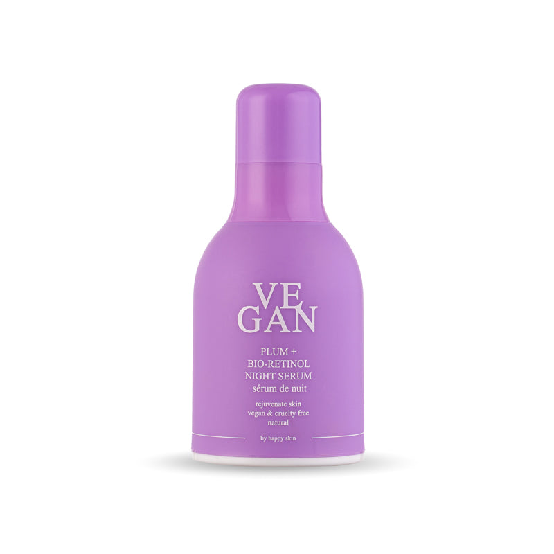 VEGAN Plum + Bio-Retinol Night Serum Serumas