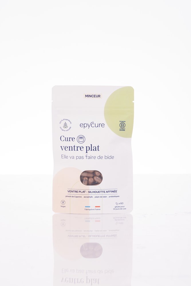 EPYCURE Flat Tummy Cure Maisto papildas žarnyno veiklai