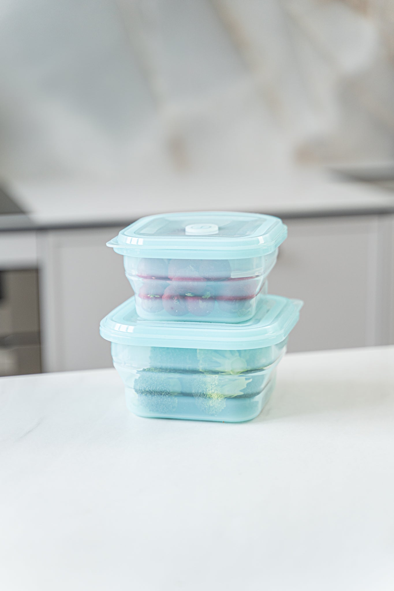 Sulankstoma silikoninė maisto dėžutė 600 ml