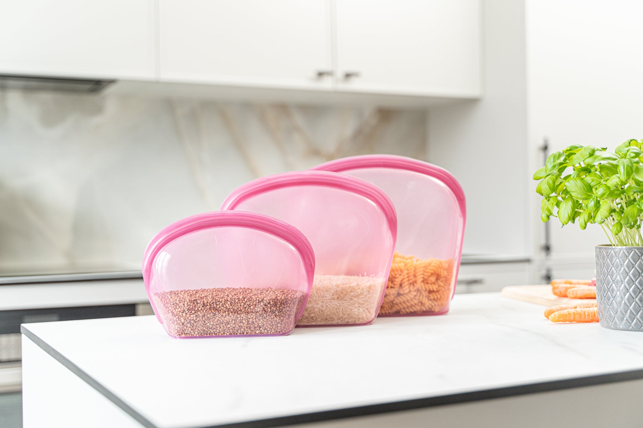 Daugkartinio naudojimo silikoninis maišelis 2000 ml