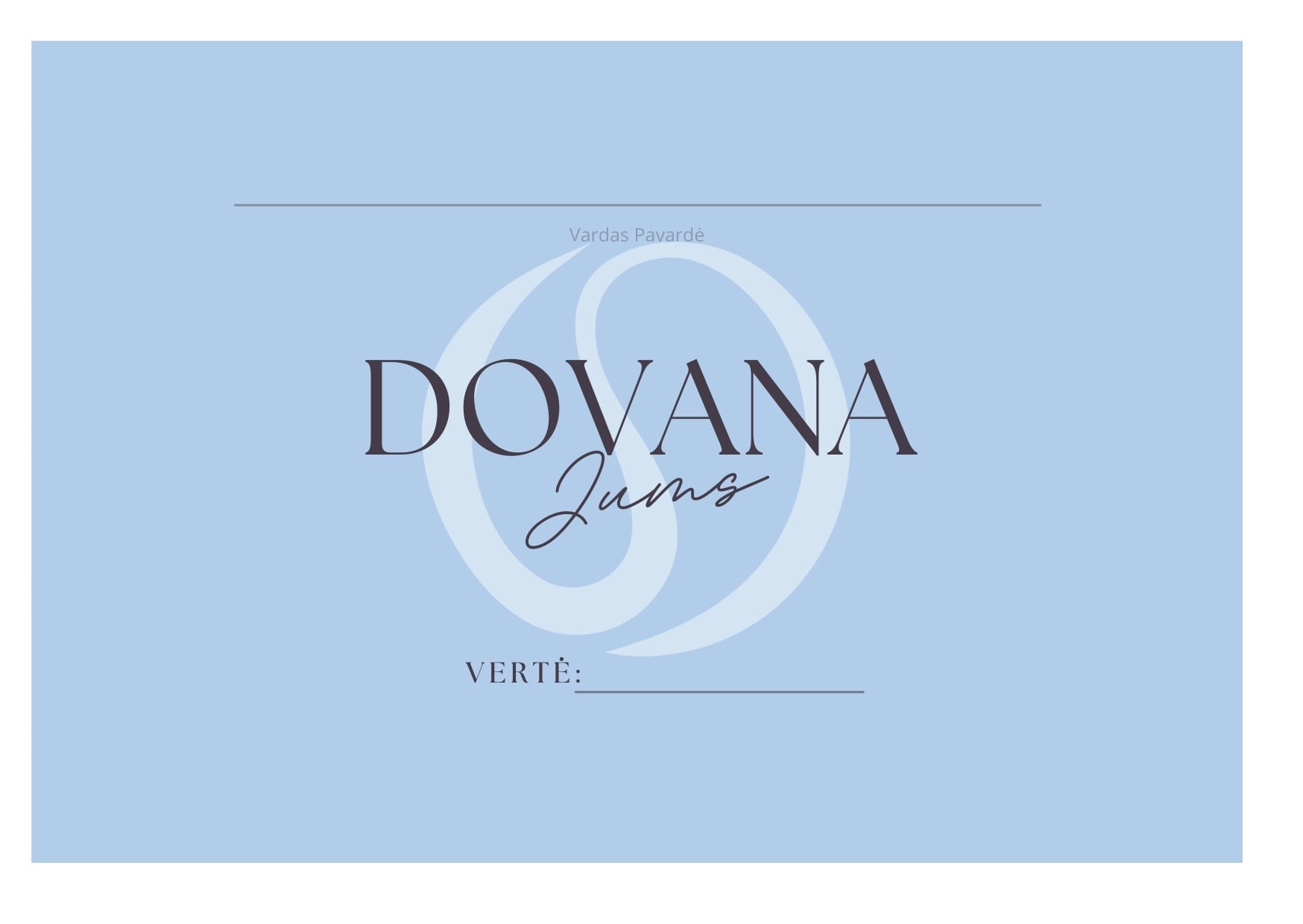 SOLTE DOVANŲ KUPONAS