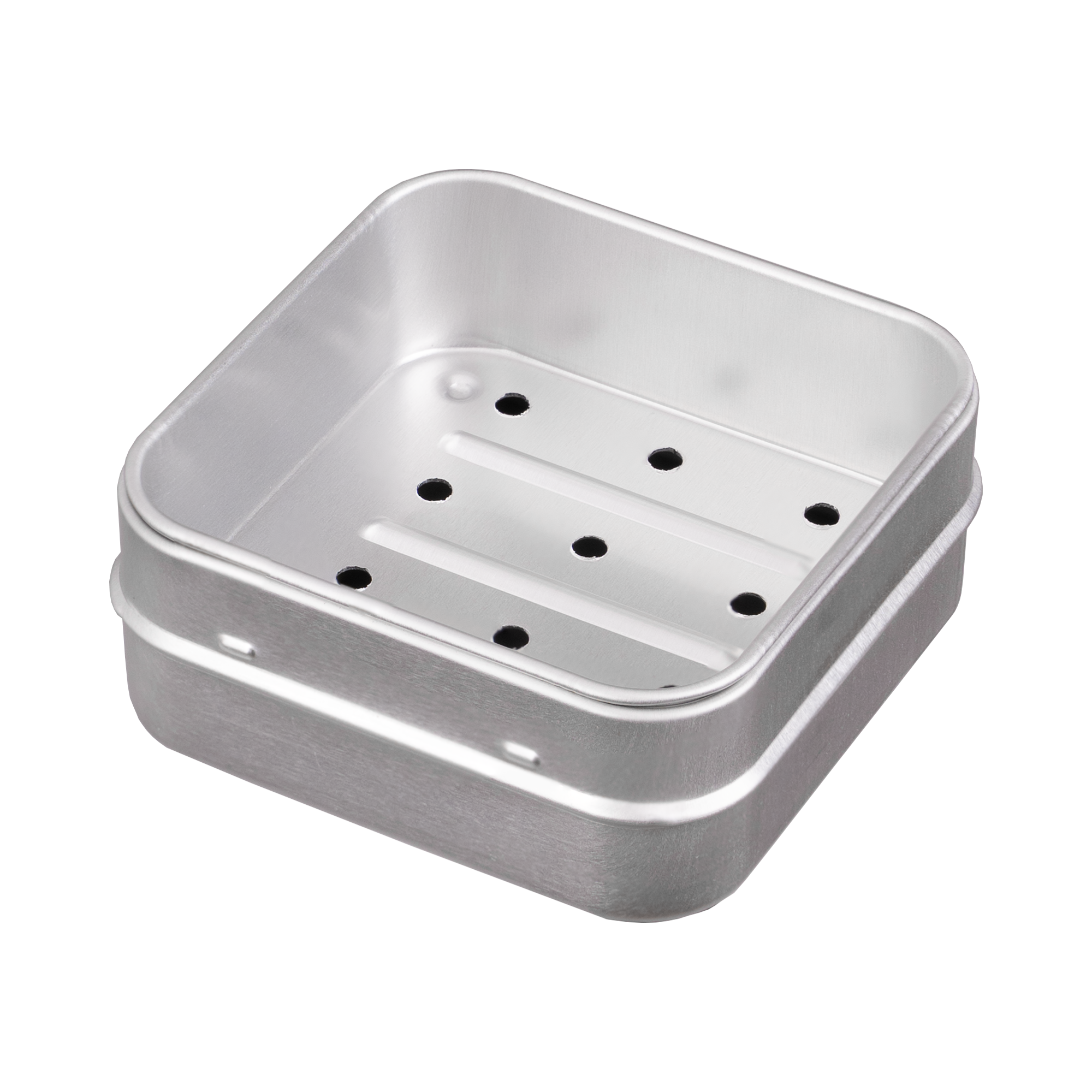 Aliuminė kietojo šampūno dėžutė